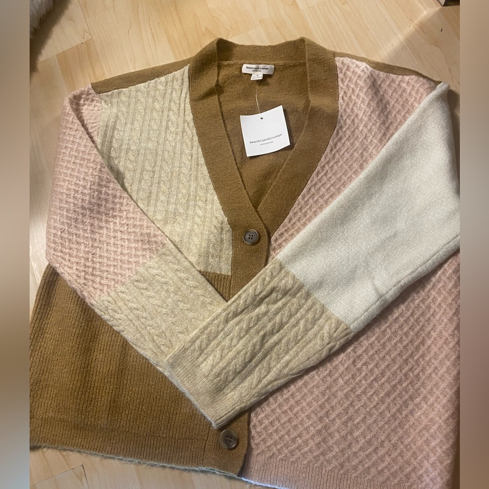 Colorblock Cardigan Sweater - Picture 12 of 13